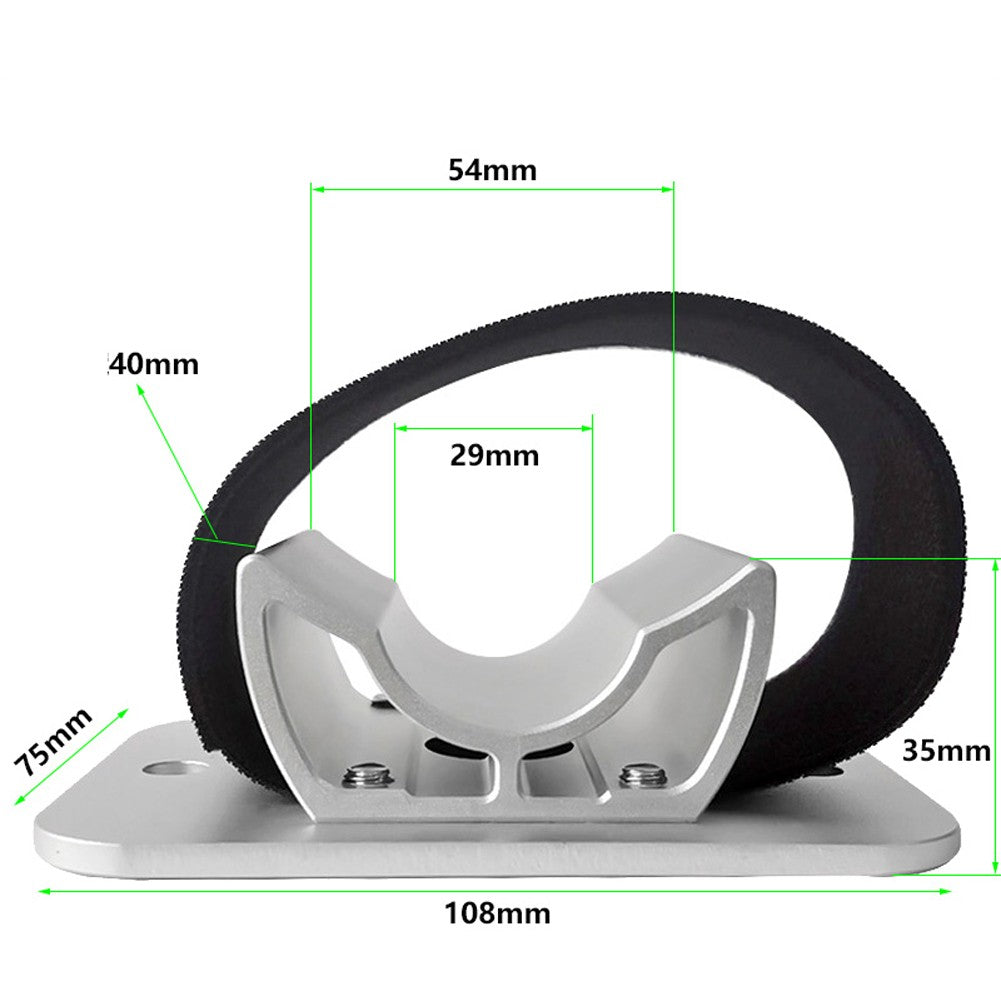 Aluminum Alloy Car Rooftop Bicycle Rear Wheel Rack Quick Release Roof Rack MTB Bike Upright Fixed Bracket with Complete Accessories - Silver