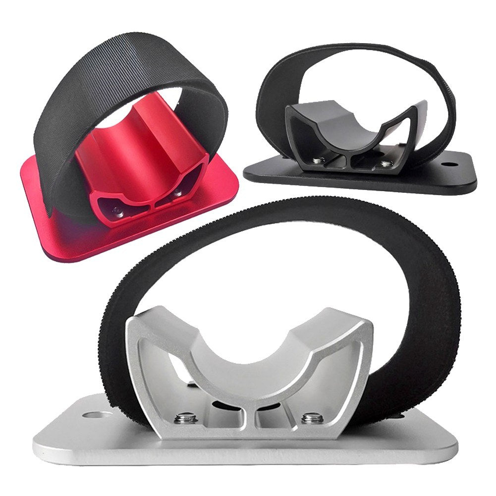 Aluminum Alloy Car Rooftop Bicycle Rear Wheel Rack Quick Release Roof Rack MTB Bike Upright Fixed Bracket with Complete Accessories - Silver