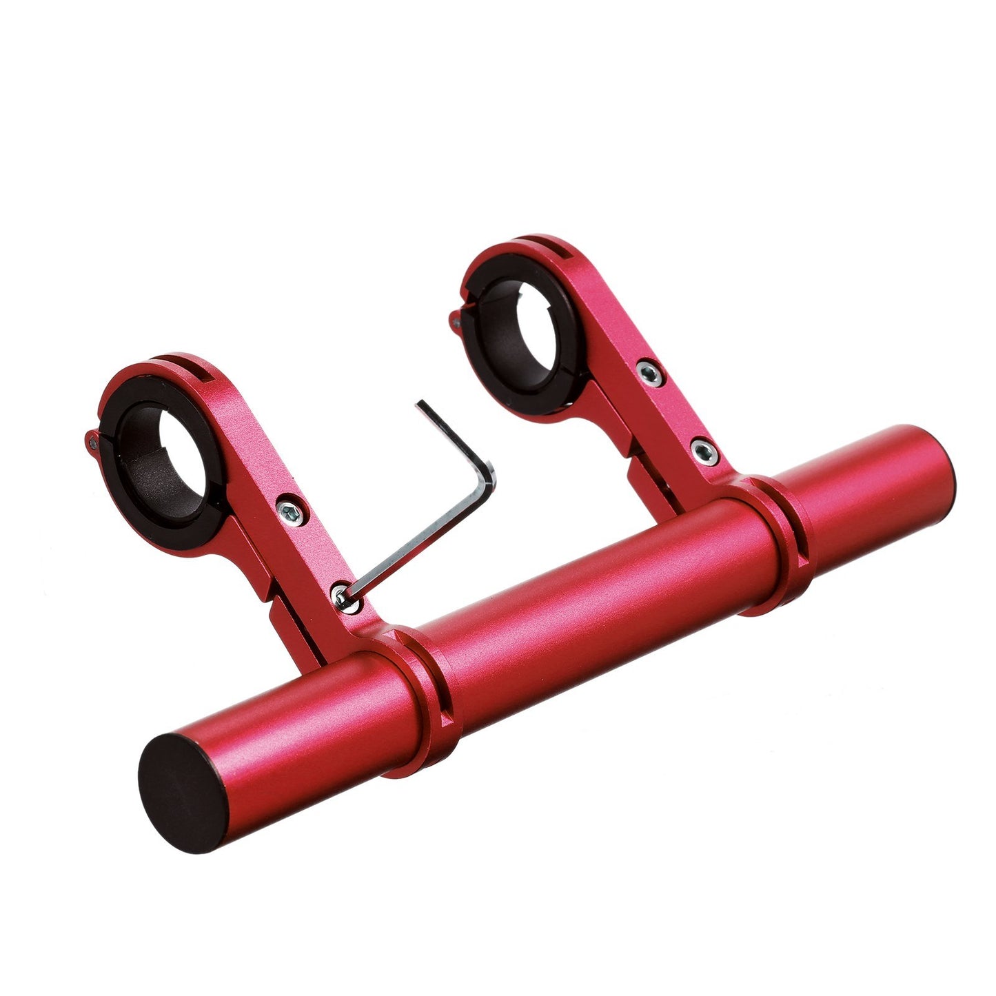 Electric Scooter Horizontal Extension Frame Handlebar Extender for Xiaomi M365, Aluminum Alloy Handlebar Mount - Red