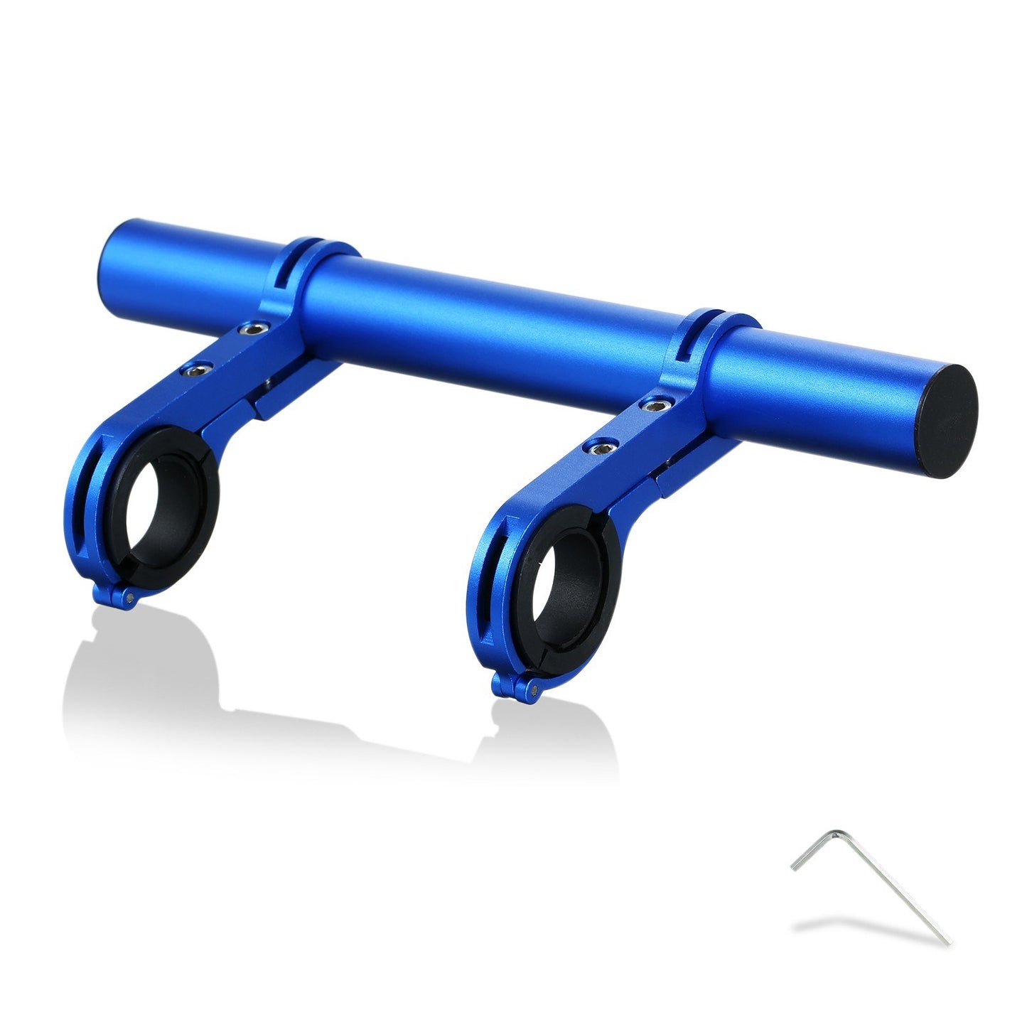Electric Scooter Horizontal Extension Frame Handlebar Extender for Xiaomi M365, Aluminum Alloy Handlebar Mount - Blue