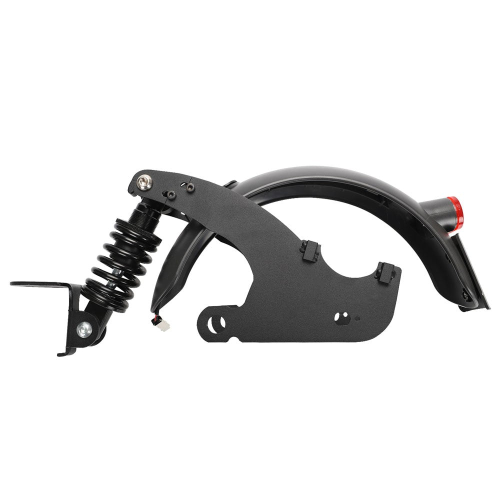 Rear Shock Absorber Anti-wear Durable Electric Scooter Replacement Accessory with Tail Light for MI 3 Electric Scooter - Black