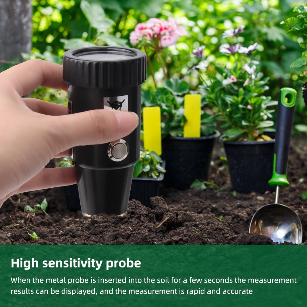 KKmoon Soil PH Meter 2-in-1 Soil Moisture / PH Tester with Waterproof Gasket for Gardens, Farms, Lawns