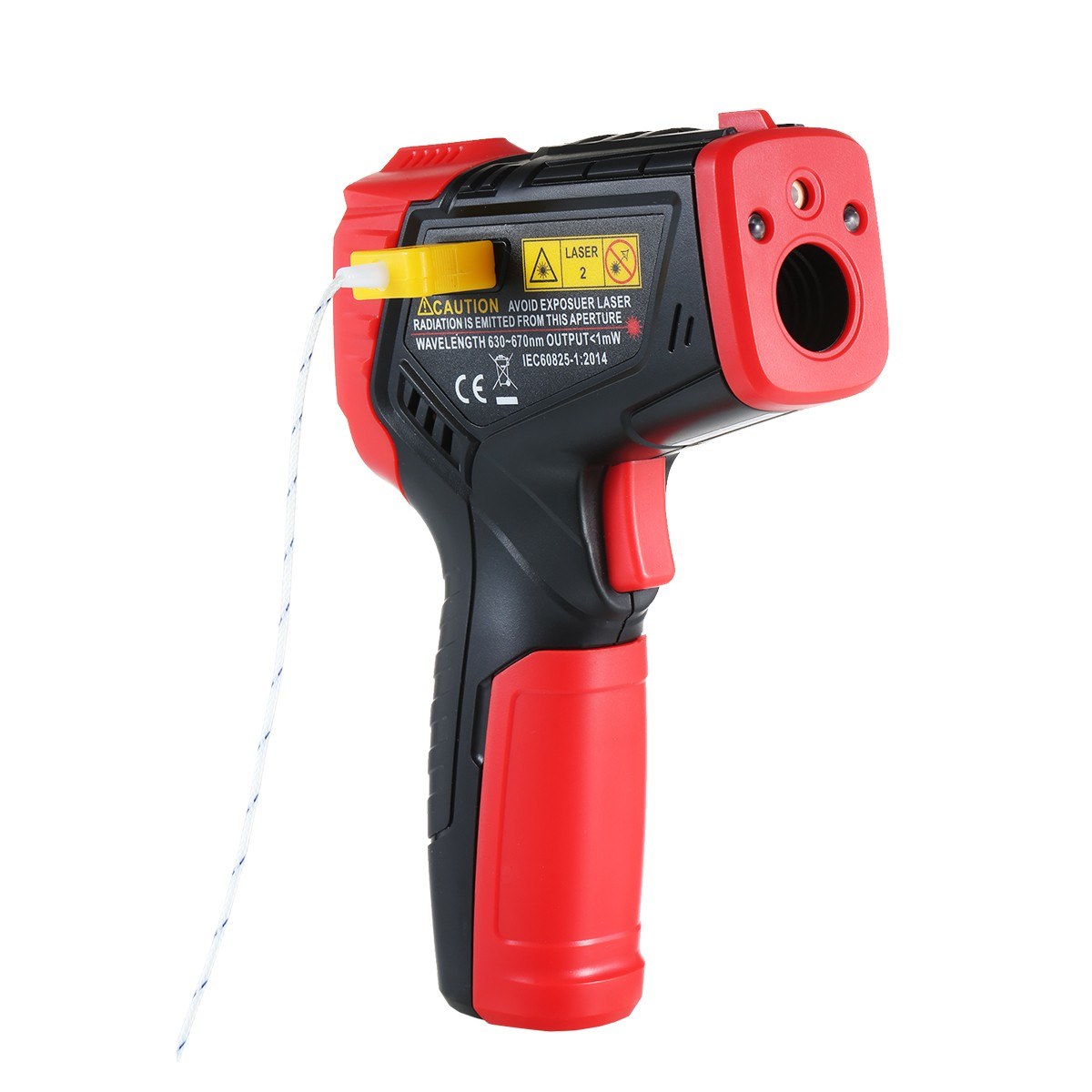 Habotest Multi-functional Non-contact Infrared Thermometer High Precision Temp Humidity Dew Point Temperature Meter for HVAC Automotive Mechanics Electricians