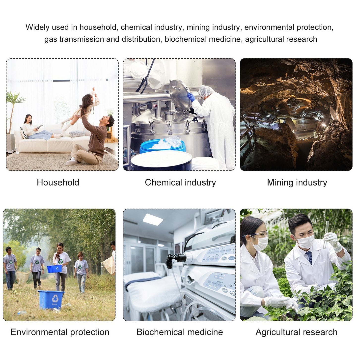 Uniqkart WT8820 Combustible Gas Leakage Detector Handheld Natural Gas Leak Test Instrument with 12-inch Gooseneck Sensor