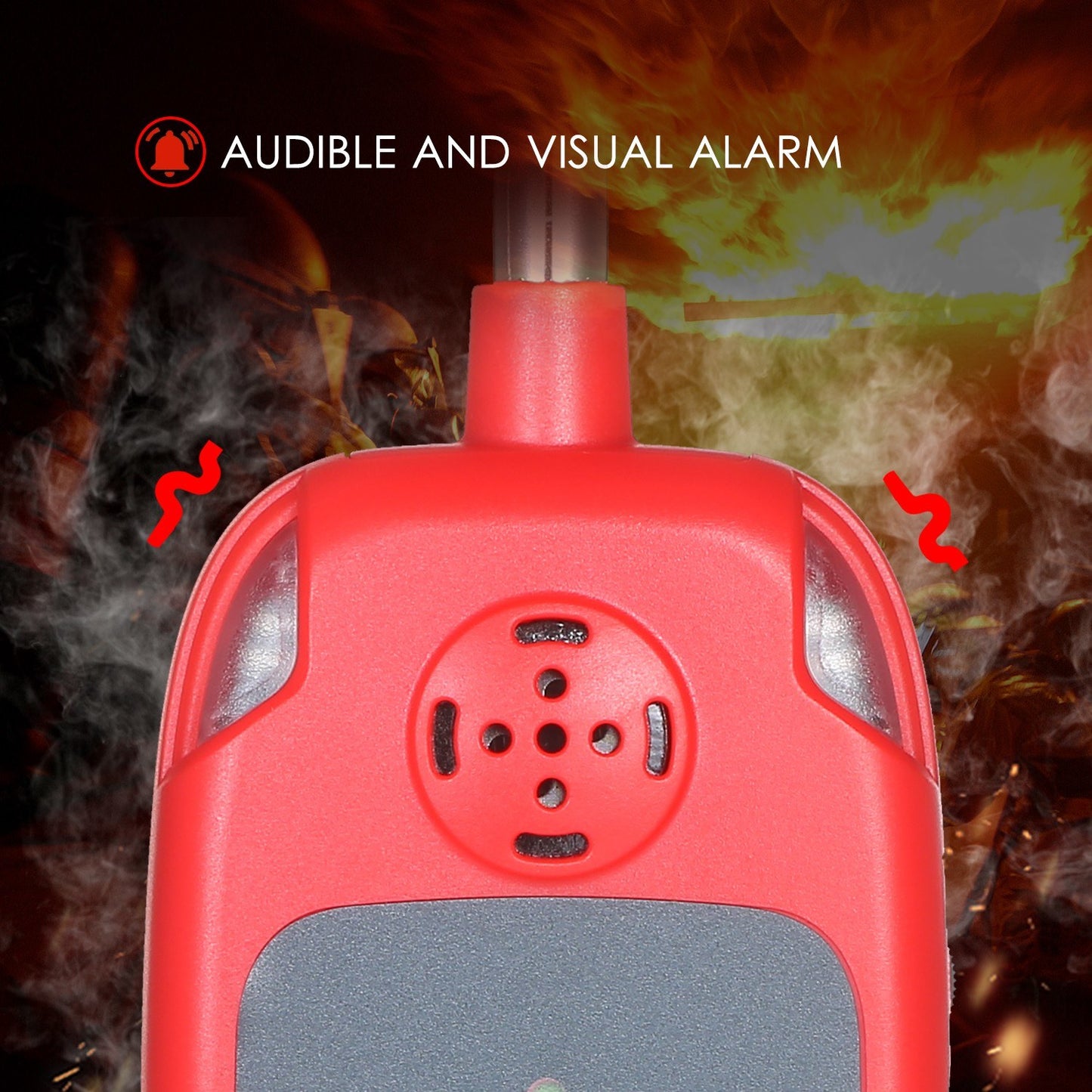 Uniqkart WT8820 Combustible Gas Leakage Detector Handheld Natural Gas Leak Test Instrument with 12-inch Gooseneck Sensor