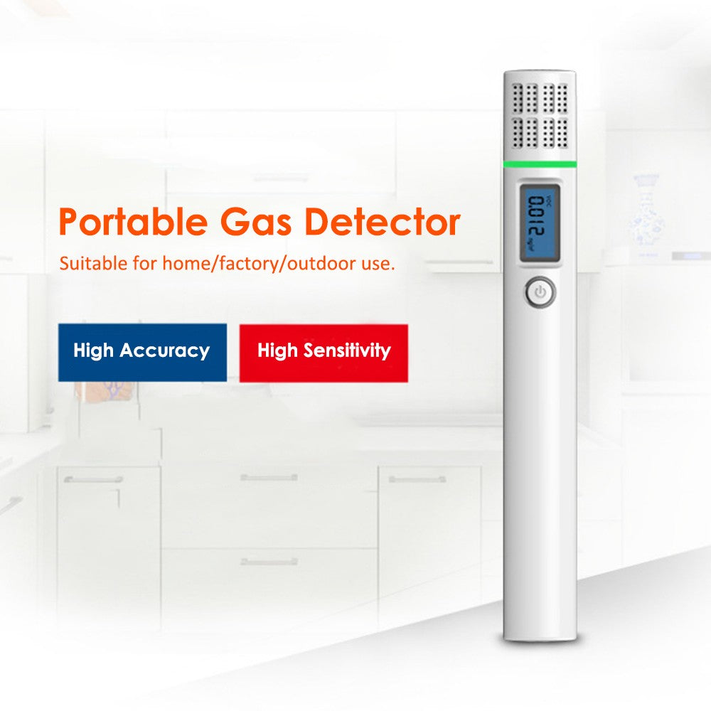 Portable Natural Gas Leak Detector LCD Display High Accuracy Combustible Gas Sensor Detector Testing Tool