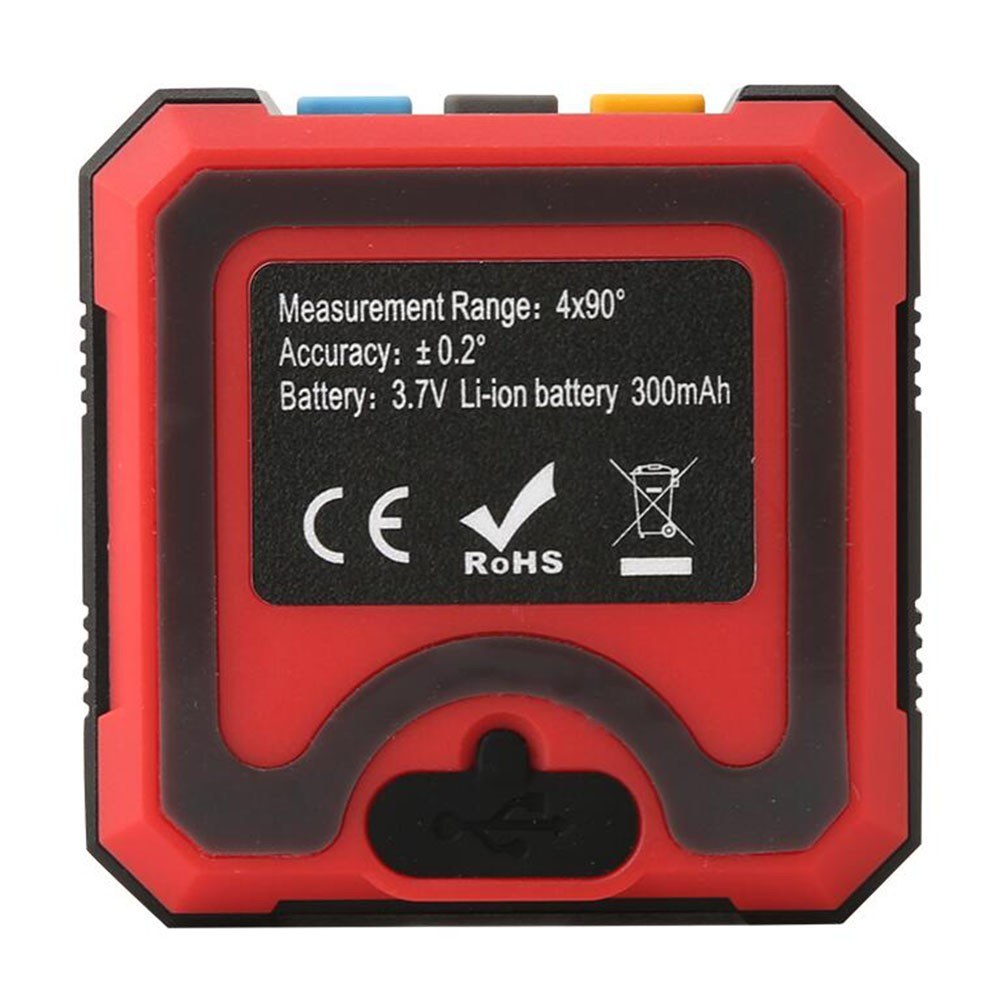 Digital Angle Finder Angle Protractor Inclinometer Bevel Box LCD Digital Angle Gauge with Magnet REF ABS Mode Auto-off