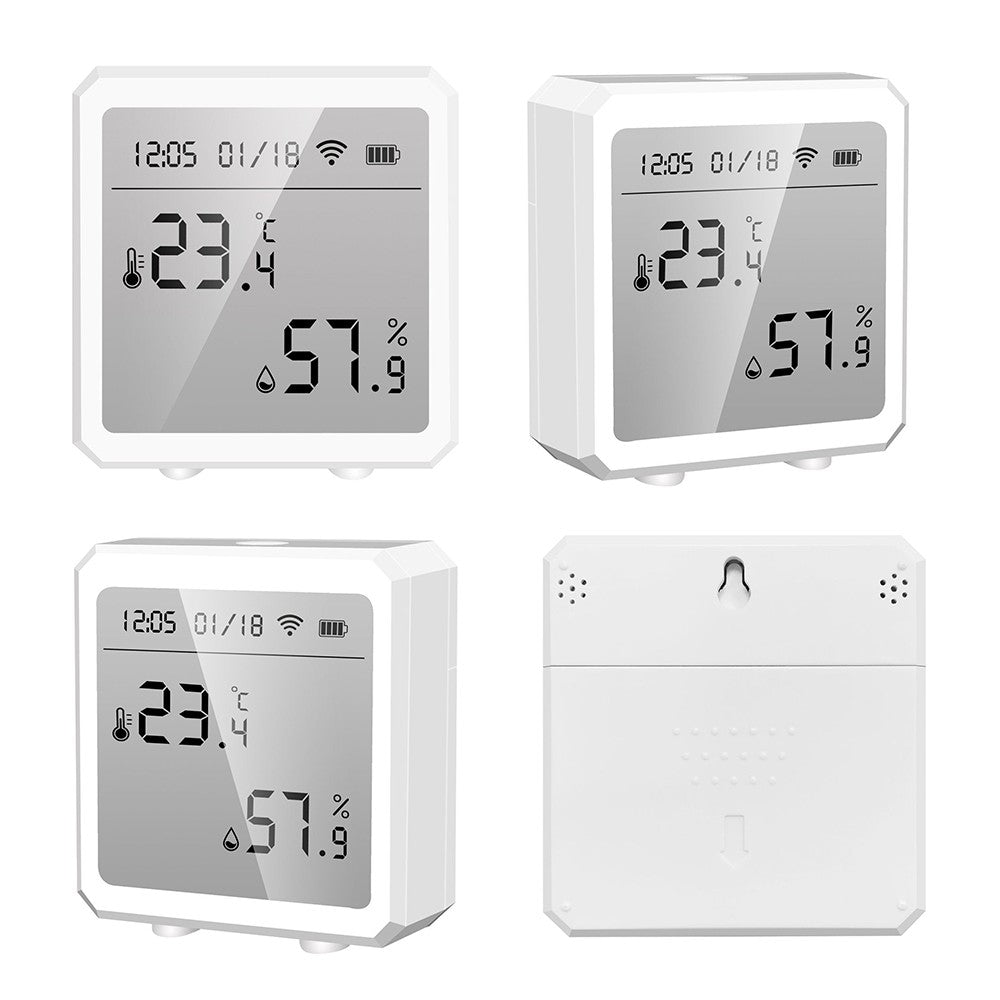 WiFi Room Thermometer Hygrometer Digital Humidity Meter Temperature Monitor Supports 2.4G WiFi