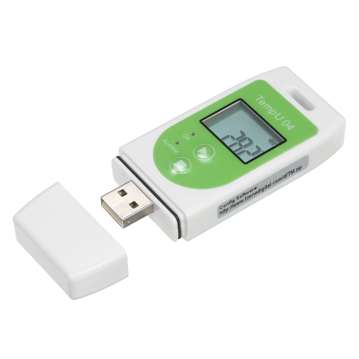 Temperature Data Logger 32000 Points USB Temperature Data Recorder PDF / CSV Data Report Export