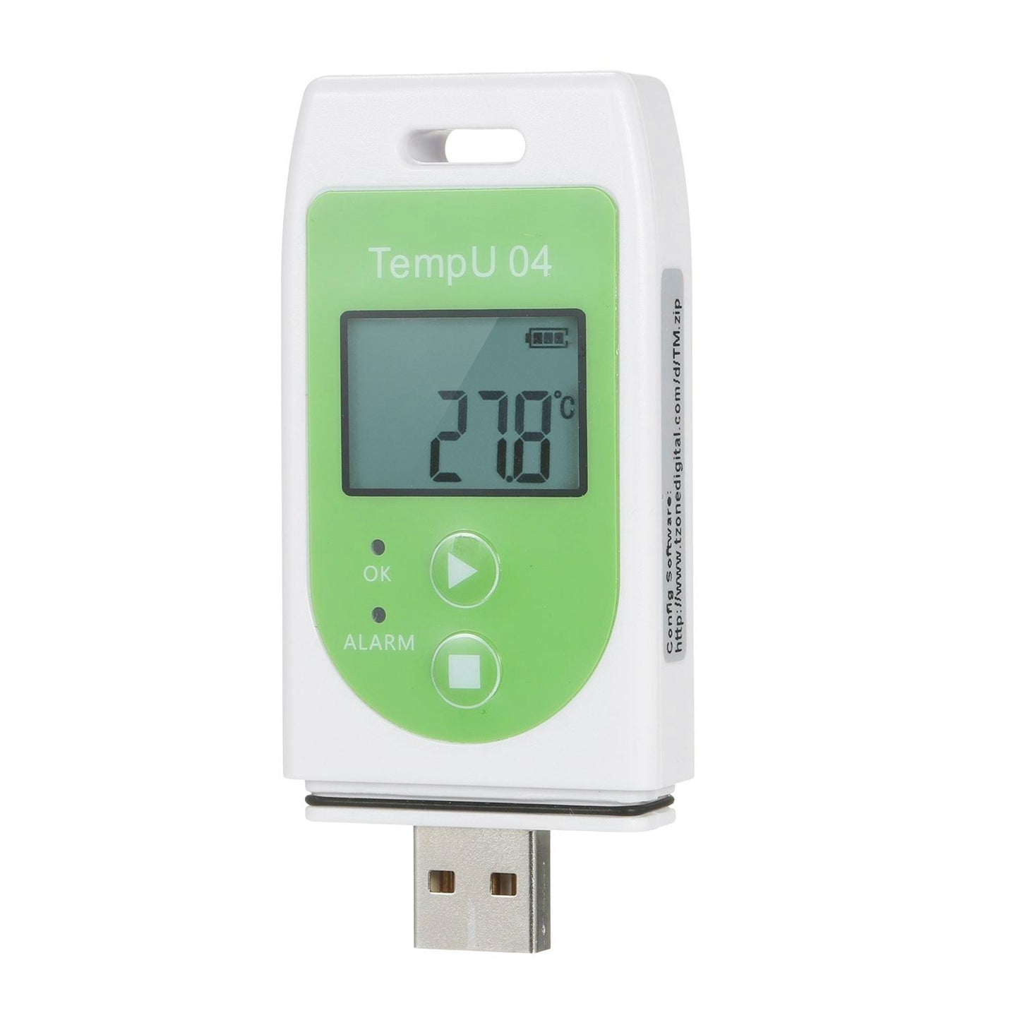 Temperature Data Logger 32000 Points USB Temperature Data Recorder PDF / CSV Data Report Export