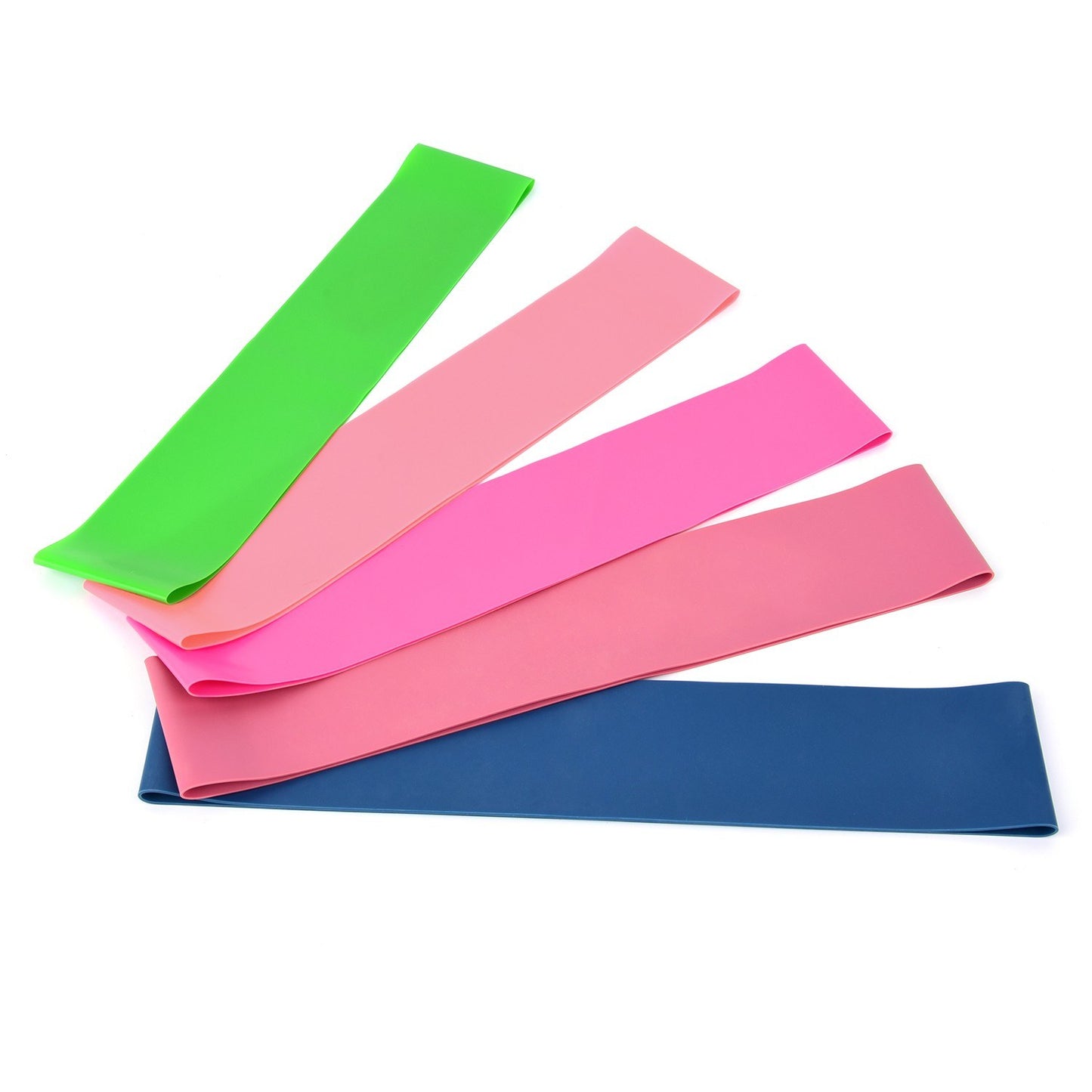 5Pcs Resistance Loop Exercise Bands Hip Booty Bands Home Workout Equipment for Strength Training, Stretching, Booty Building