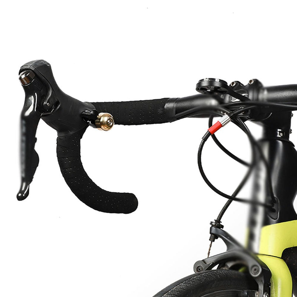 Bicycle Bell Kids Adults Bike Horn Safety Ring Cycling Alarm Crisp Clear Long Sound Ringer for Road Mountain Bike - Gold