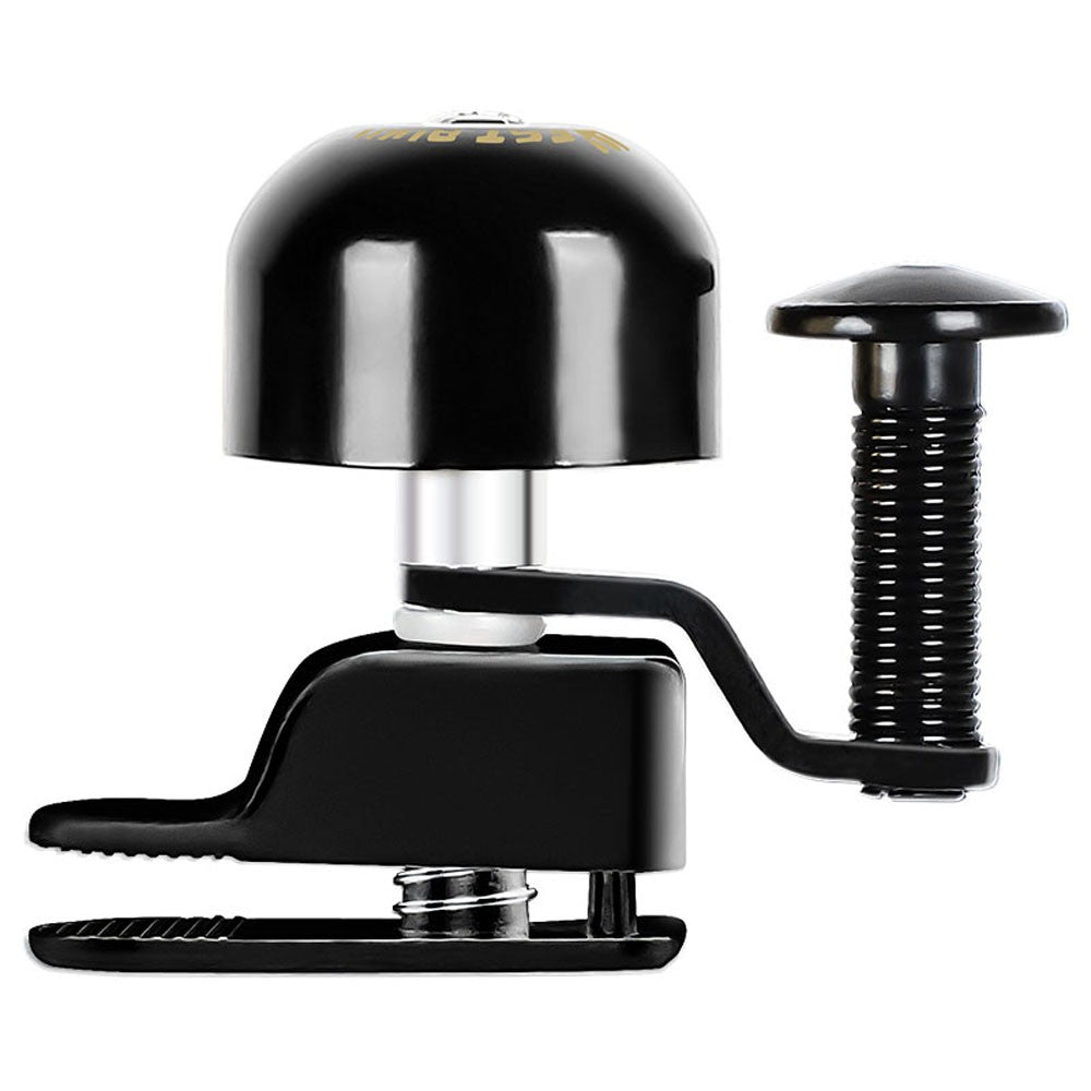 Bicycle Bell Kids Adults Bike Horn Safety Ring Cycling Alarm Crisp Clear Long Sound Ringer for Road Mountain Bike - Black