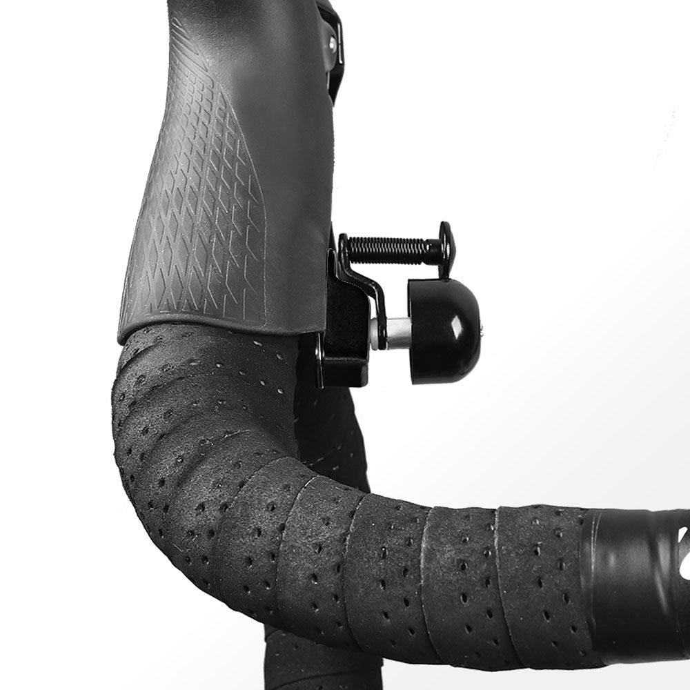 Bicycle Bell Kids Adults Bike Horn Safety Ring Cycling Alarm Crisp Clear Long Sound Ringer for Road Mountain Bike - Black