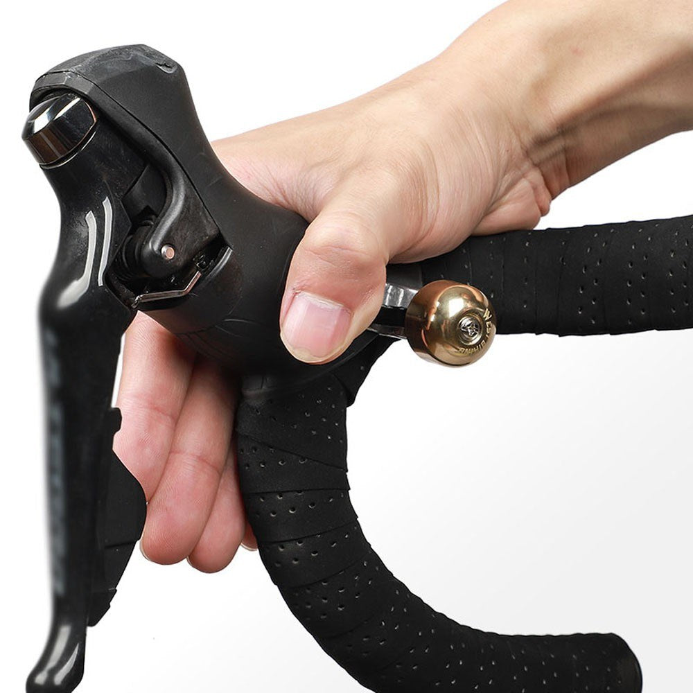 Bicycle Bell Kids Adults Bike Horn Safety Ring Cycling Alarm Crisp Clear Long Sound Ringer for Road Mountain Bike - Black