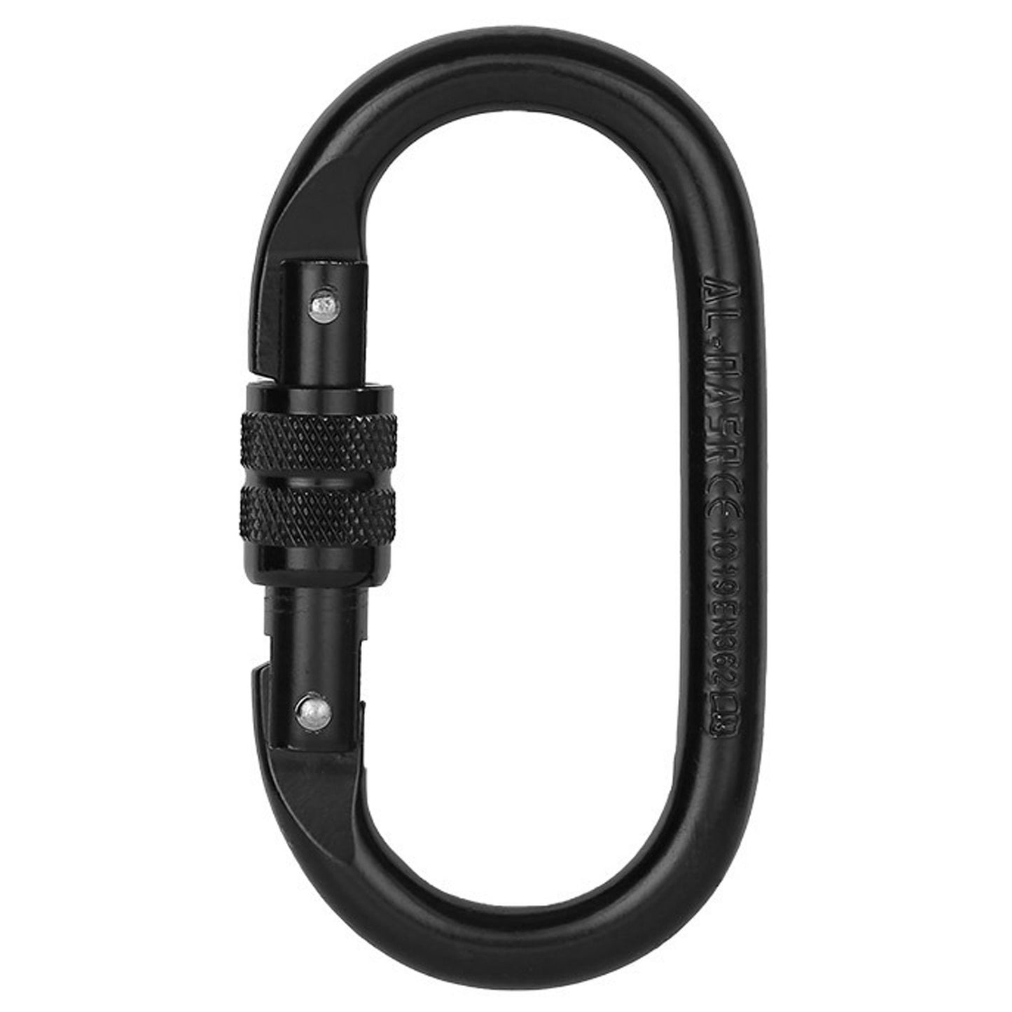 Screwgate Locking Carabiner 25KN (5620 lbs) Heavy Duty Large Locking Carabiner Clip for Climbing Mountaineer Hammock Camping Outdoor Equipment - Black