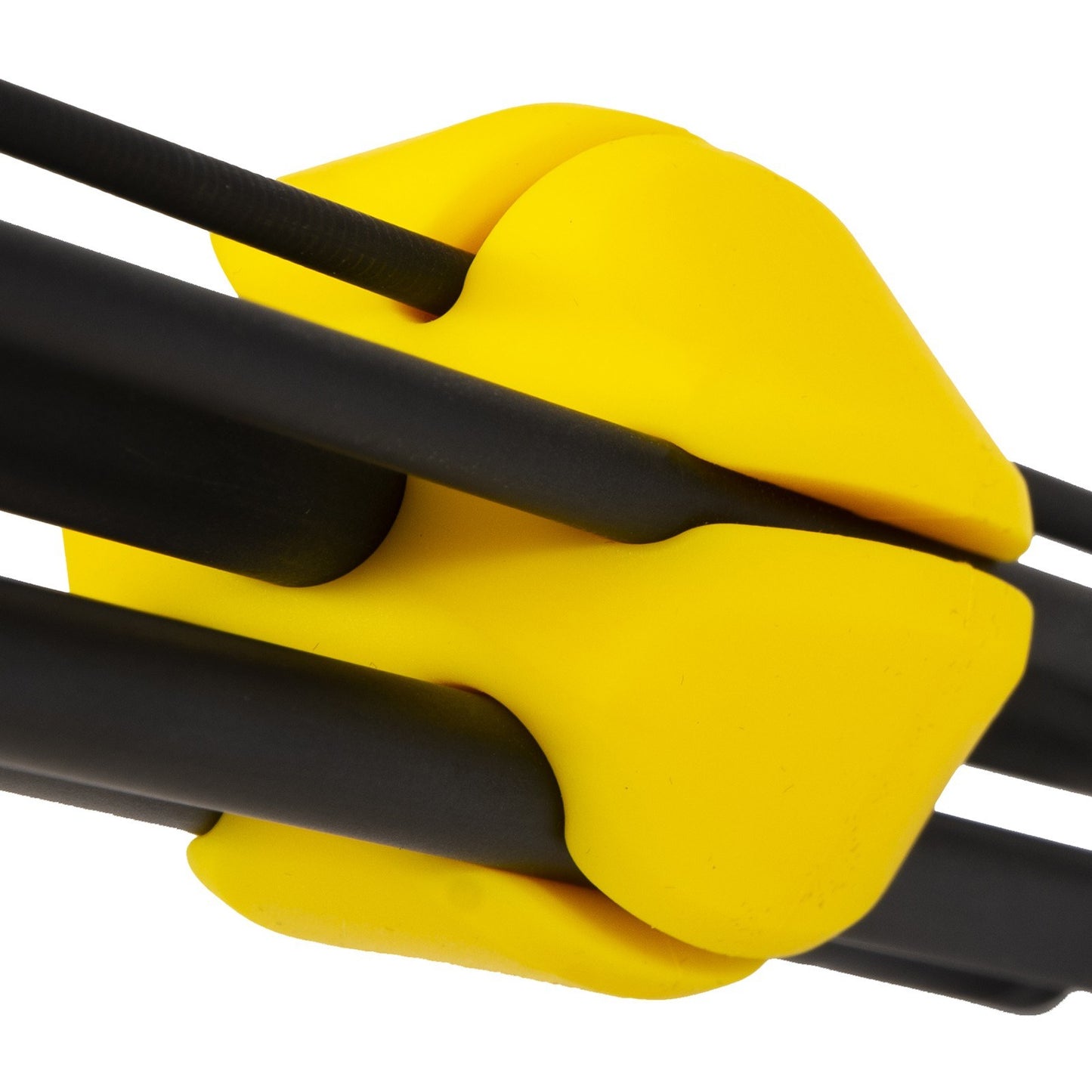 Rubber Fishing Rod Wrap Fishing Rod Holder Clip Fishing Pole Storage Organizer - Yellow