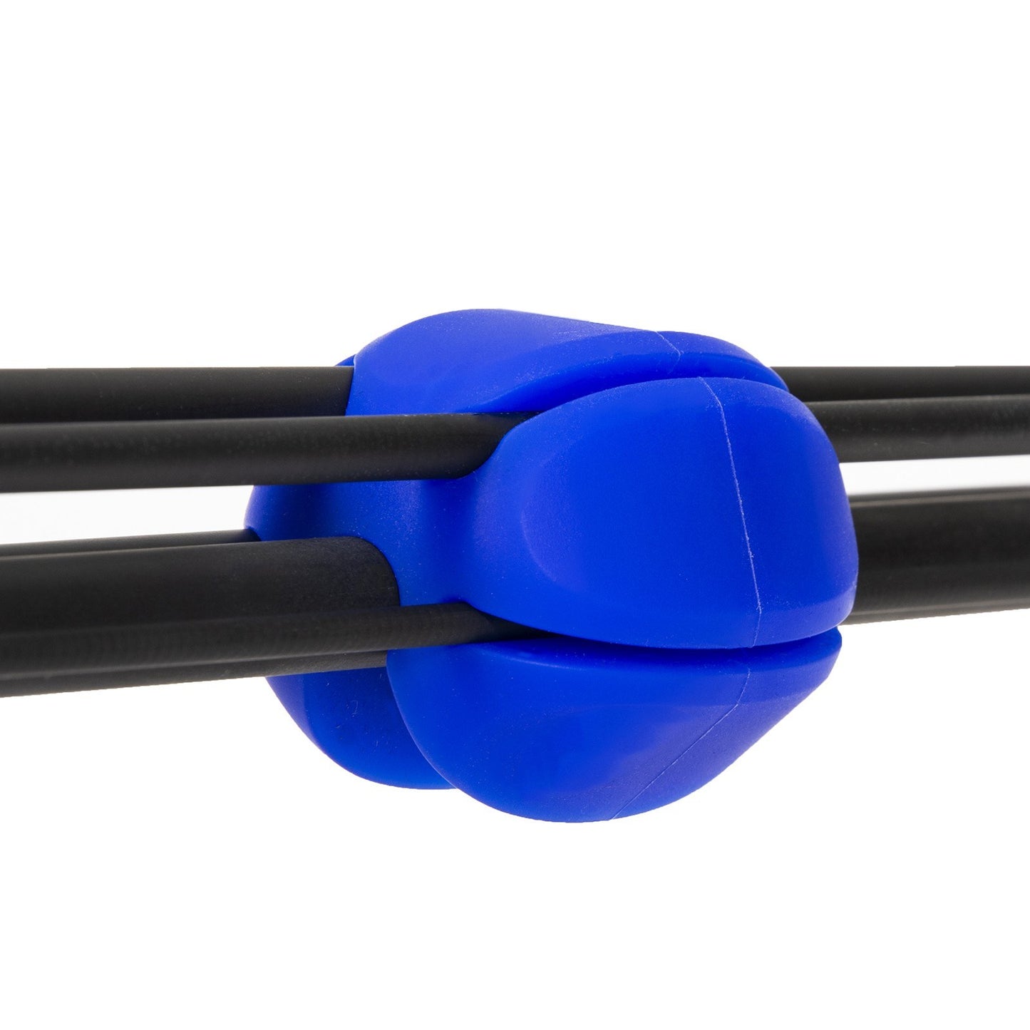 Rubber Fishing Rod Wrap Fishing Rod Holder Clip Fishing Pole Storage Organizer - Blue