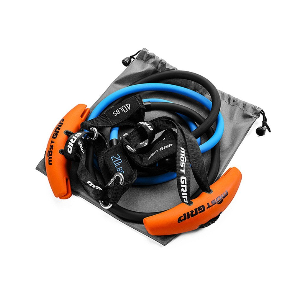 TPE Gym Resistance Band Pull-up Handles Exercise Training Grip Workout Bands for Yoga, Strength Training - Type: 2