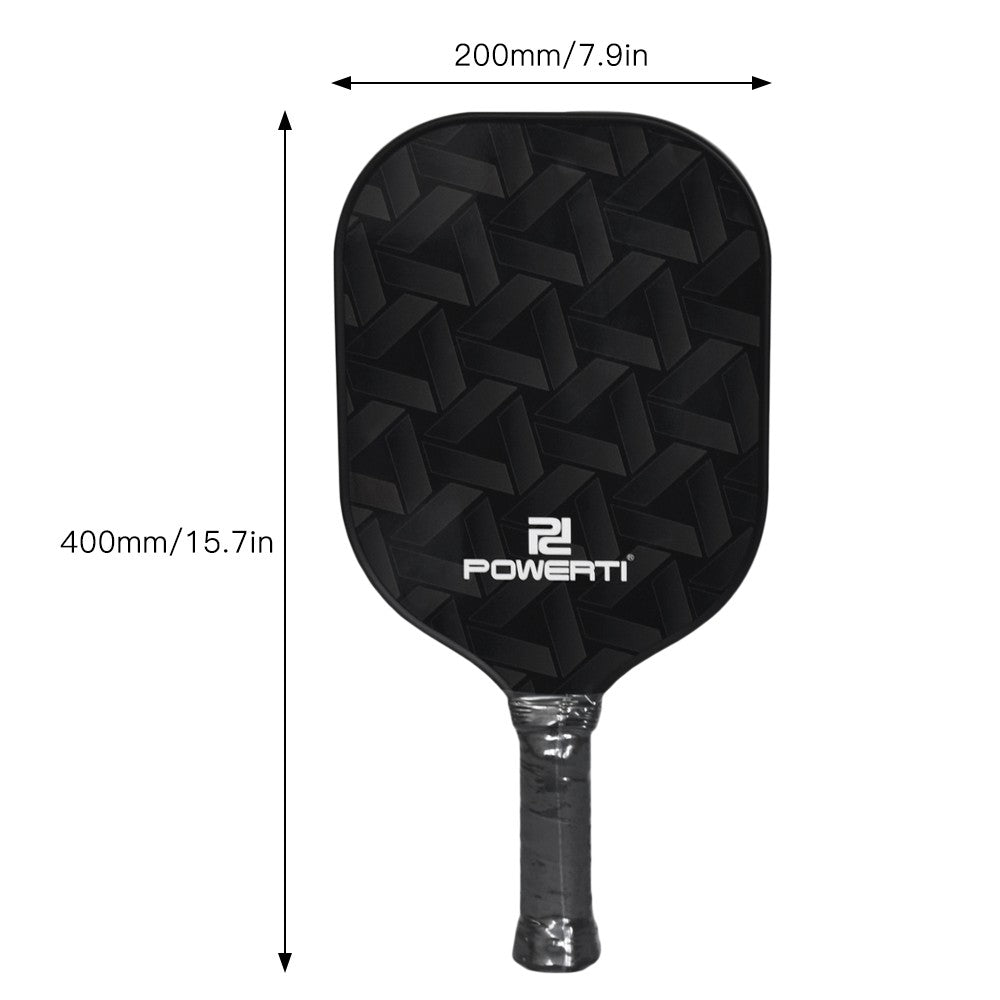 POWERTI Pickleball Paddle Ping Pong Tennis Pickle Ball Racket with Cushion Comfort Grip - 1 Pickleball Paddle