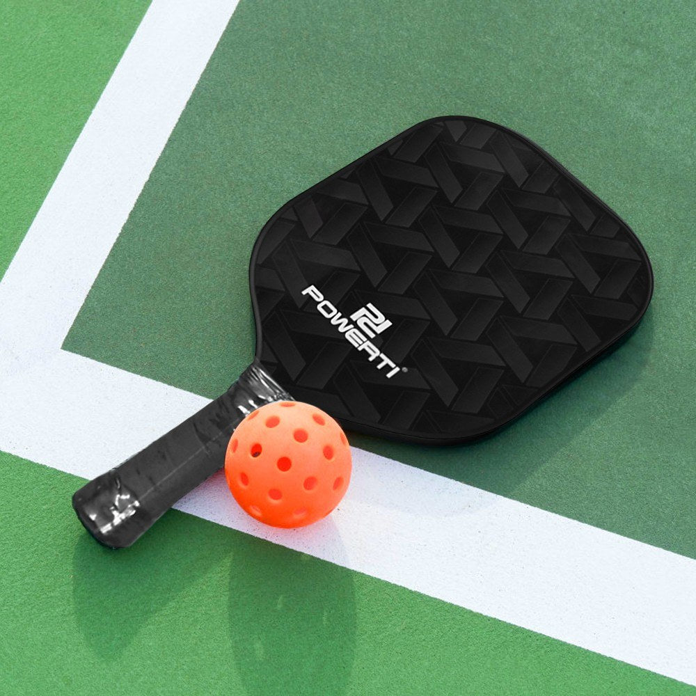 POWERTI Pickleball Paddle Ping Pong Tennis Pickle Ball Racket with Cushion Comfort Grip - 1 Pickleball Paddle
