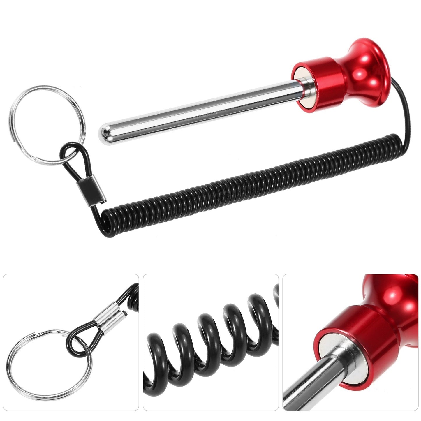 Magnetic Universal Weight Stack Selector Replacement Health Gear Weight Stack Pin for Exercise Fitness Gym - Red