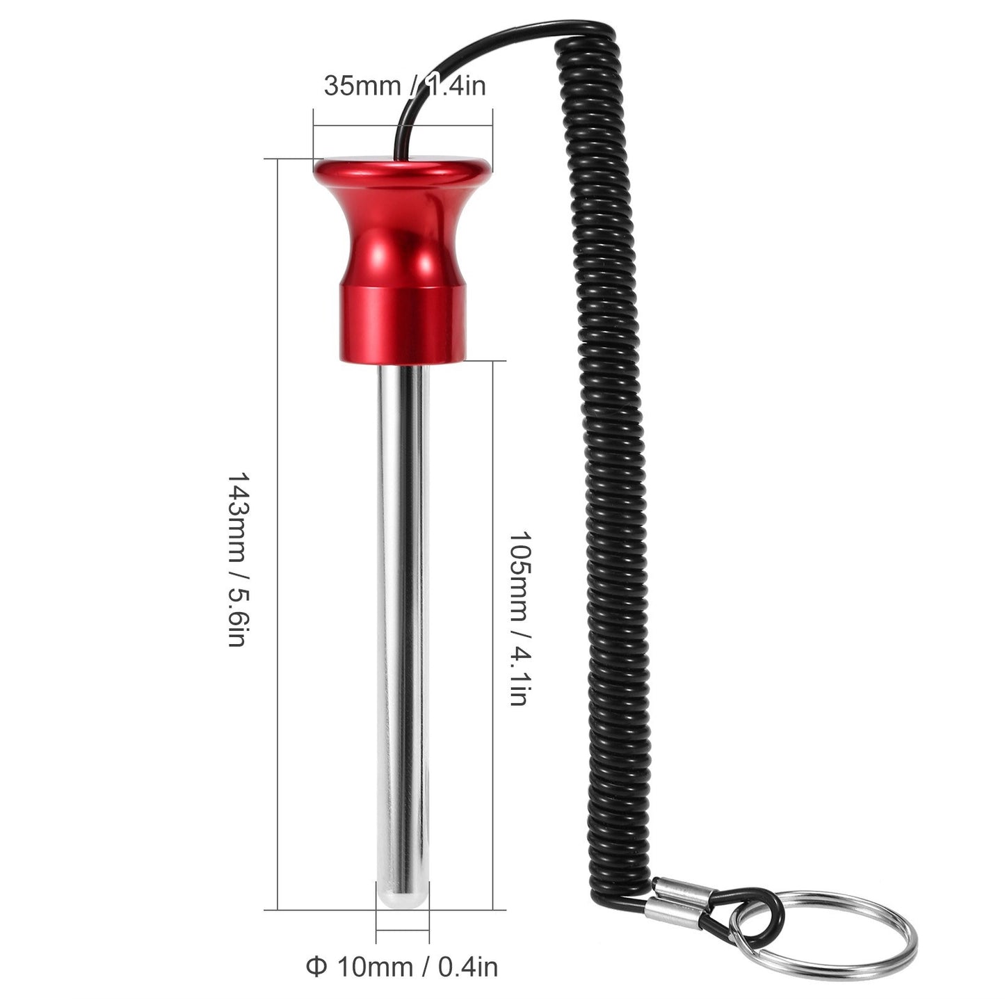 Magnetic Universal Weight Stack Selector Replacement Health Gear Weight Stack Pin for Exercise Fitness Gym - Red