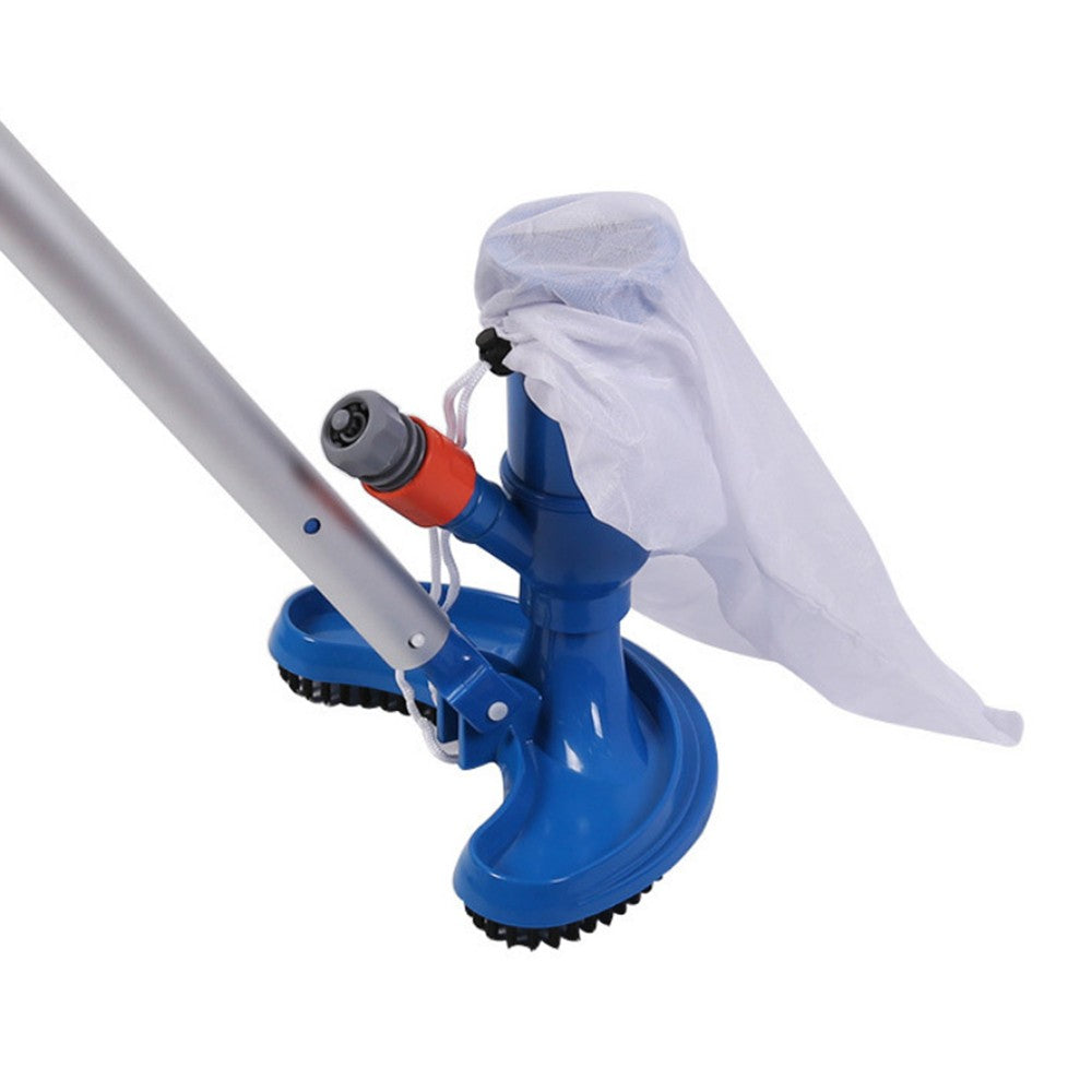 Swimming Pool Brush Scrub Brush Spot Stain Remover Fountain Jet Vacuum Cleaner for Walls, Floors, Steps - US Plug
