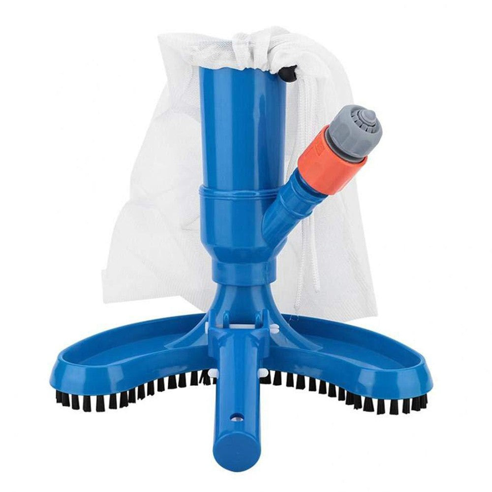 Swimming Pool Brush Scrub Brush Spot Stain Remover Fountain Jet Vacuum Cleaner for Walls, Floors, Steps - US Plug