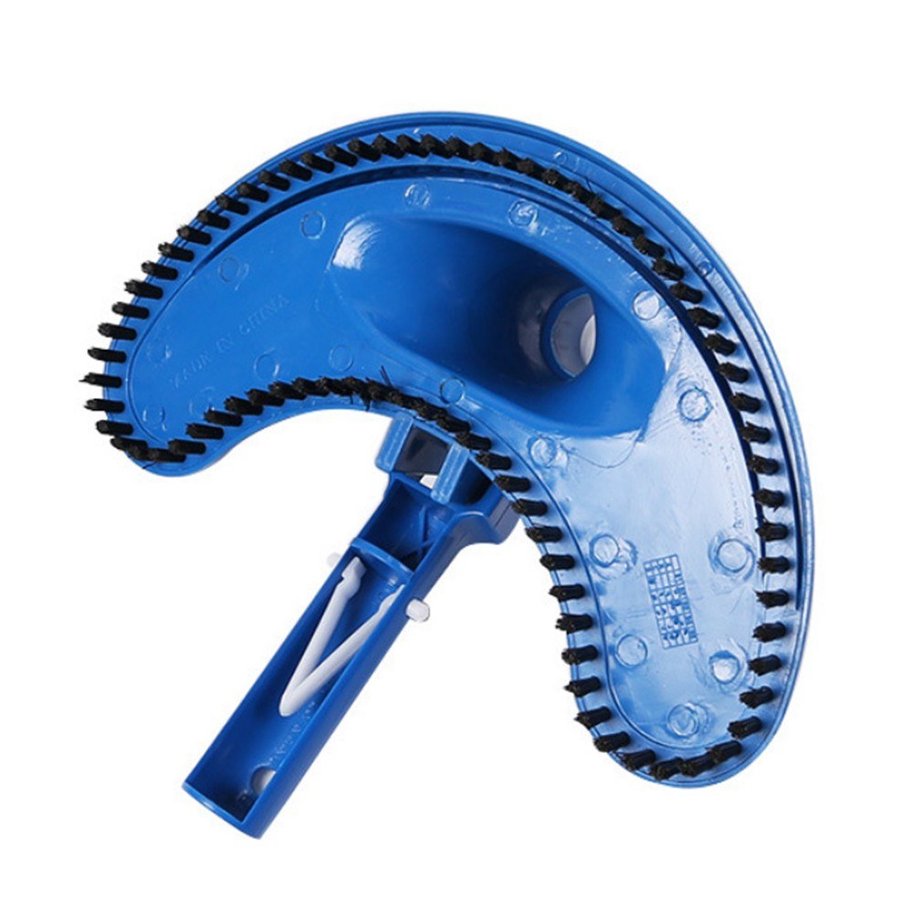 Swimming Pool Brush Scrub Brush Spot Stain Remover Fountain Jet Vacuum Cleaner for Walls, Floors, Steps - US Plug