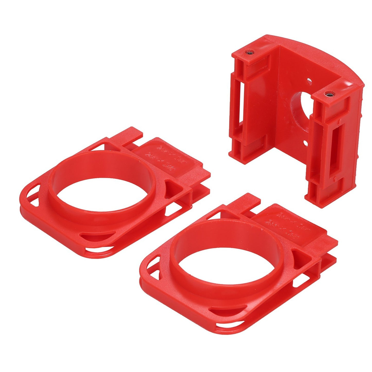 Corrosion Resistant Durable Lock Installation Kit with Guide Template for Wood Doors