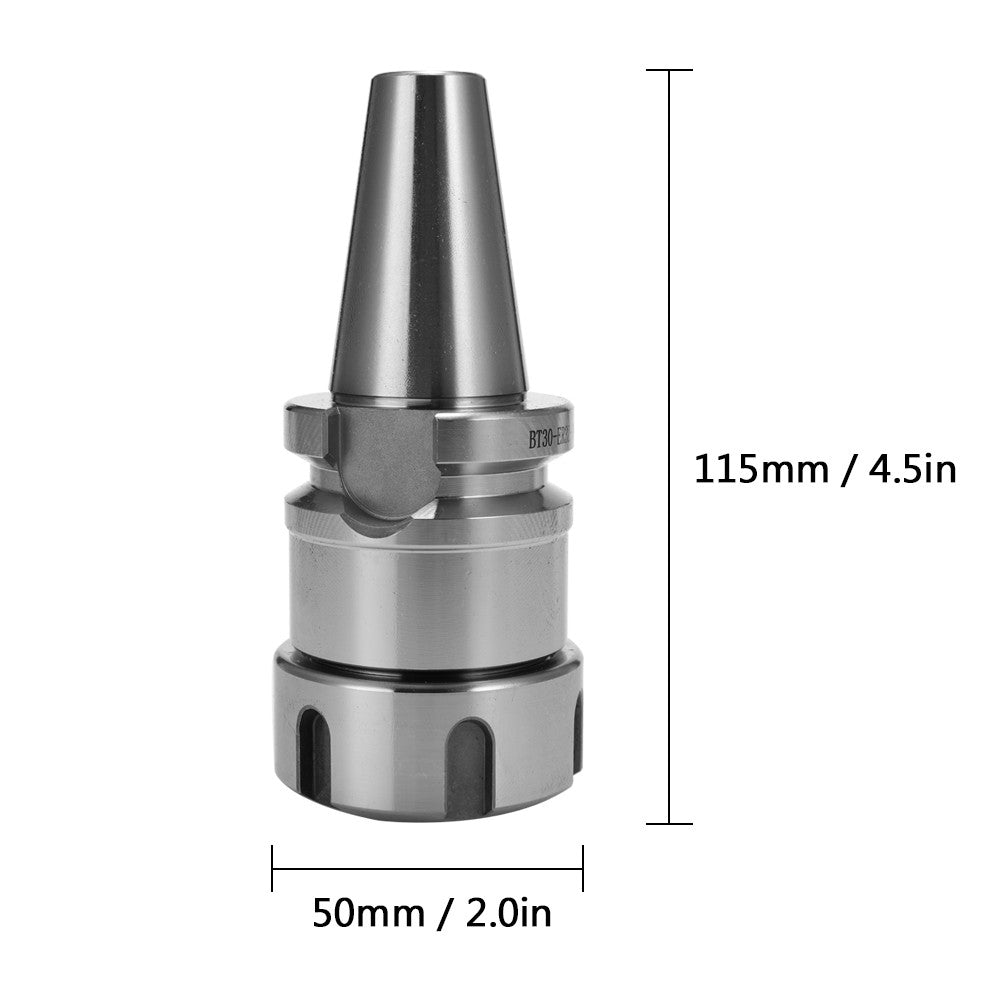 Collet Chuck Tool Holder 40cr Hardness CNC Holder Milling Drilling Chucks for Drilling and Milling Machines - BT30-ER32-70