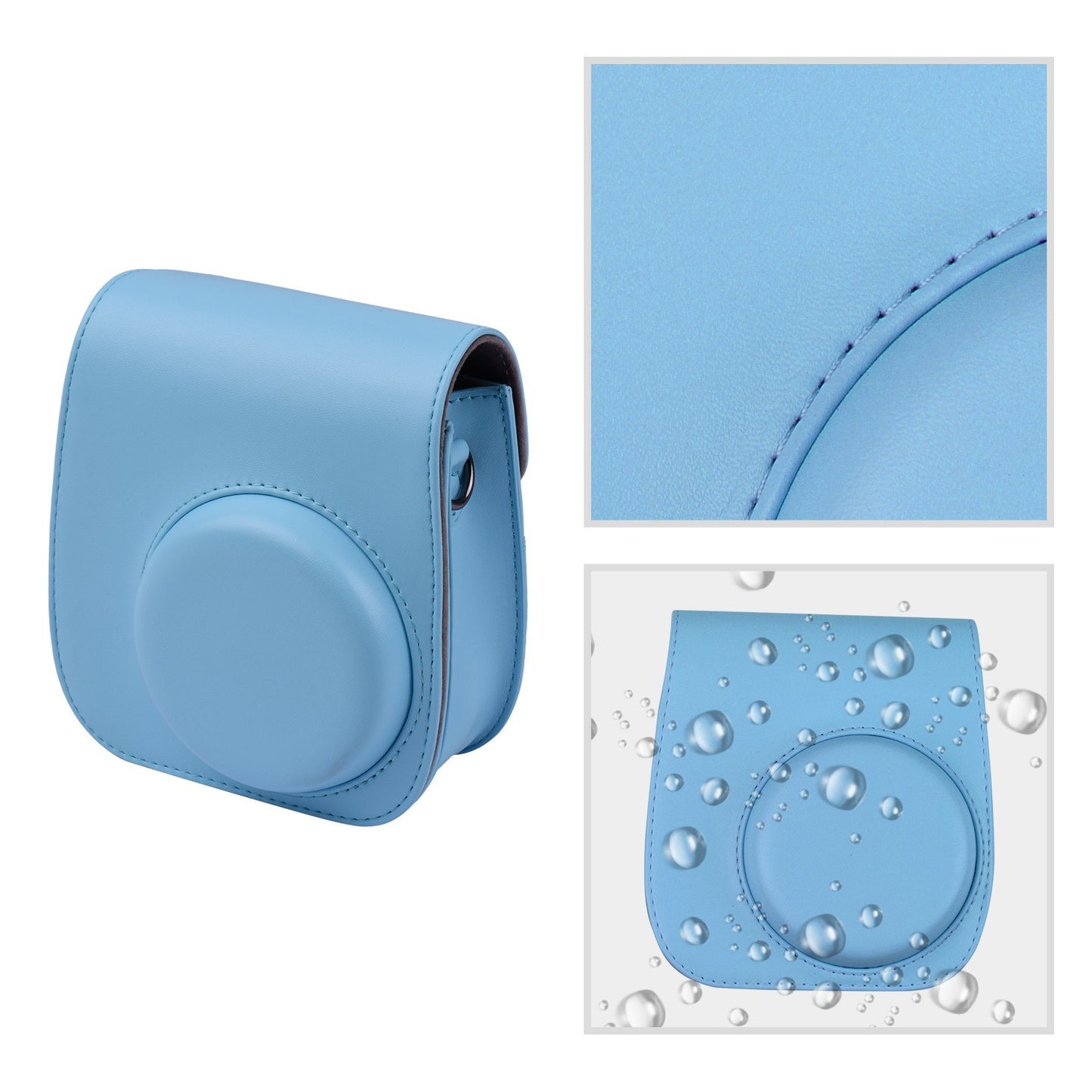 12-in-1 Instant Camera Accessories Bundle Kit for Fujifilm Instax Mini 11, Photography Scrapbook Kit Instant Camera Gifts - Blue