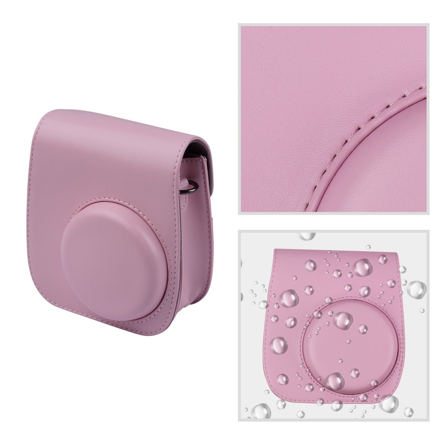 12-in-1 Instant Camera Accessories Bundle Kit for Fujifilm Instax Mini 11, Photography Scrapbook Kit Instant Camera Gifts - Pink