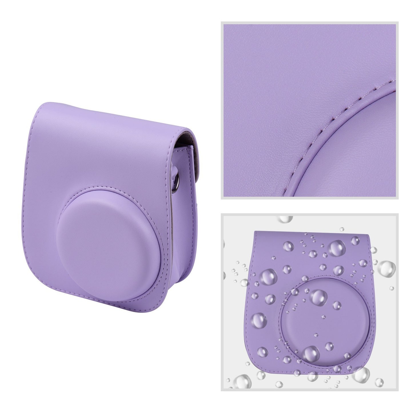 12-in-1 Instant Camera Accessories Bundle Kit for Fujifilm Instax Mini 11, Photography Scrapbook Kit Instant Camera Gifts - Purple