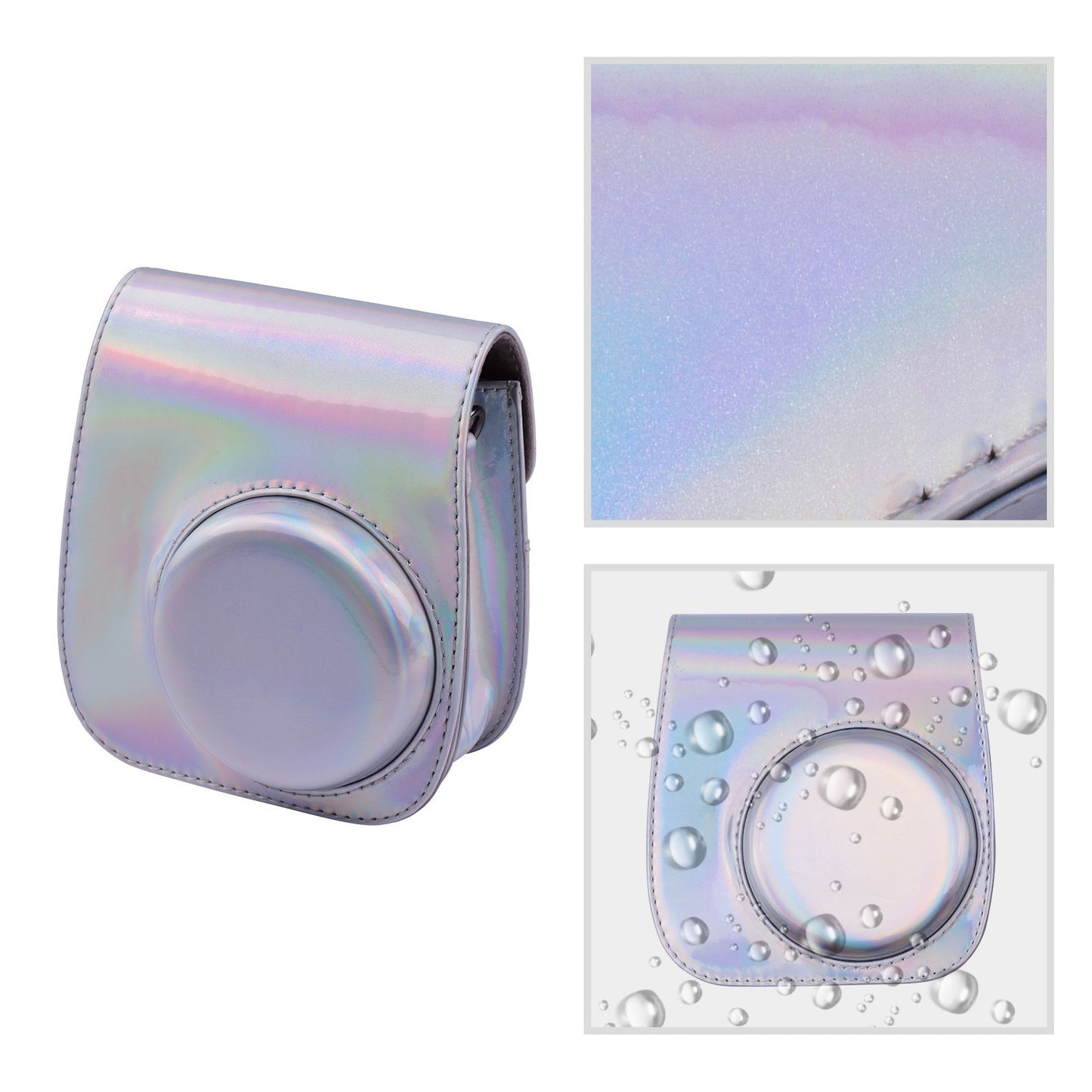 12-in-1 Instant Camera Accessories Bundle Kit for Fujifilm Instax Mini 11, Photography Scrapbook Kit Instant Camera Gifts - Silver