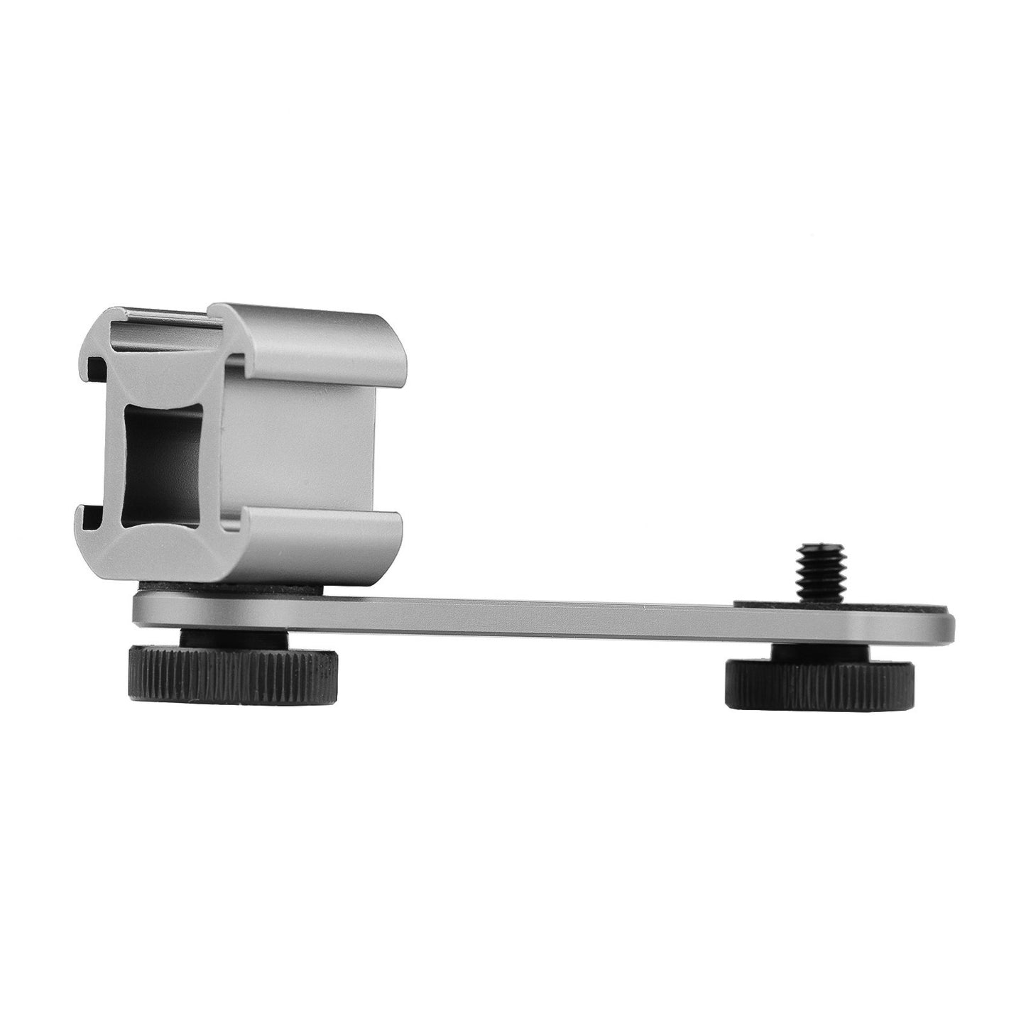 Camera Cold Shoe Extension Bar Mount Triple Universal Cold Shoe Flash Bracket with 1 / 4-inch and 3 / 8-inch Thread