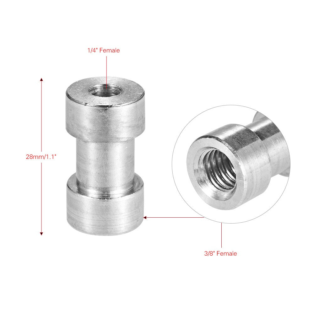 20Pcs Camera Screw Mount Set 1 / 4inch and 3 / 8inch Converter Threaded Screws Adapter Mount for Camera / Tripod / Monopod / Ballhead