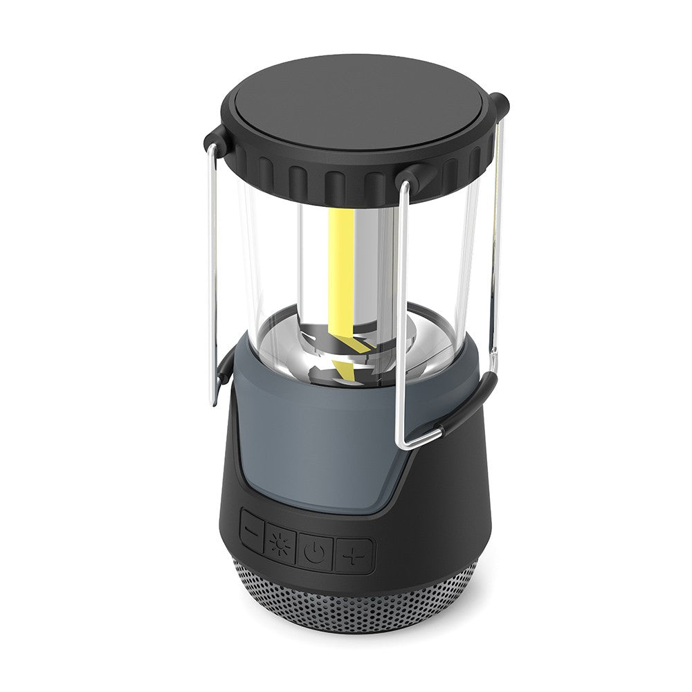Portable Outdoor Lantern LED Camping Light Wireless Stereo Bluetooth Speaker Loudspeaker Qi Standard Wireless Charger Emergency Light