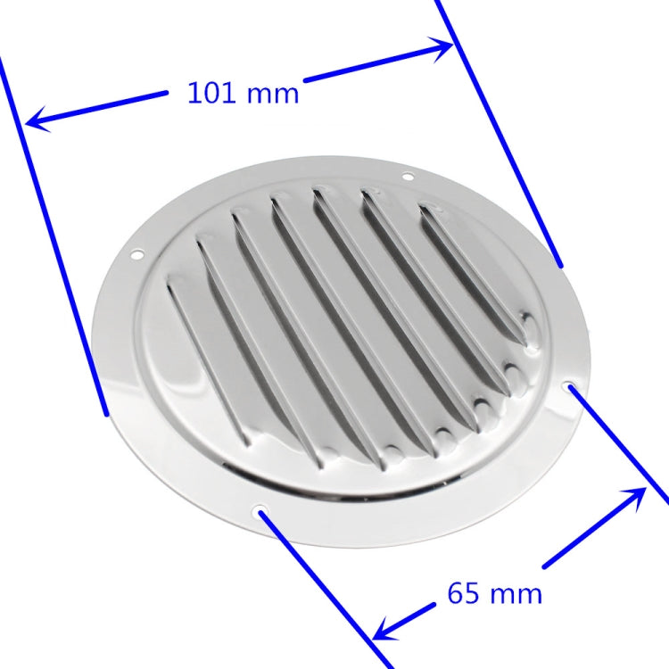 2 PCS 4 inch 316 Stainless Steel Round Ventilation Panel