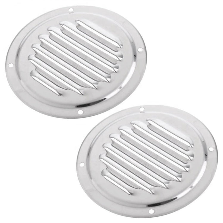 2 PCS 5 inch 316 Stainless Steel Round Ventilation Panel