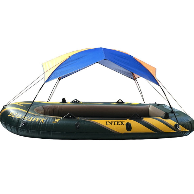 68377 Folding Awning Canoe Rubber Inflatable Boat Parasol Tent for 4 Person,Boat is not Included