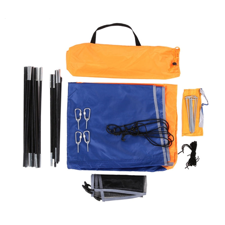 68377 Folding Awning Canoe Rubber Inflatable Boat Parasol Tent for 4 Person,Boat is not Included