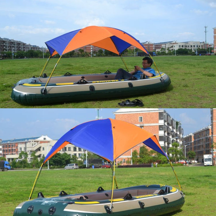 68377 Folding Awning Canoe Rubber Inflatable Boat Parasol Tent for 4 Person,Boat is not Included