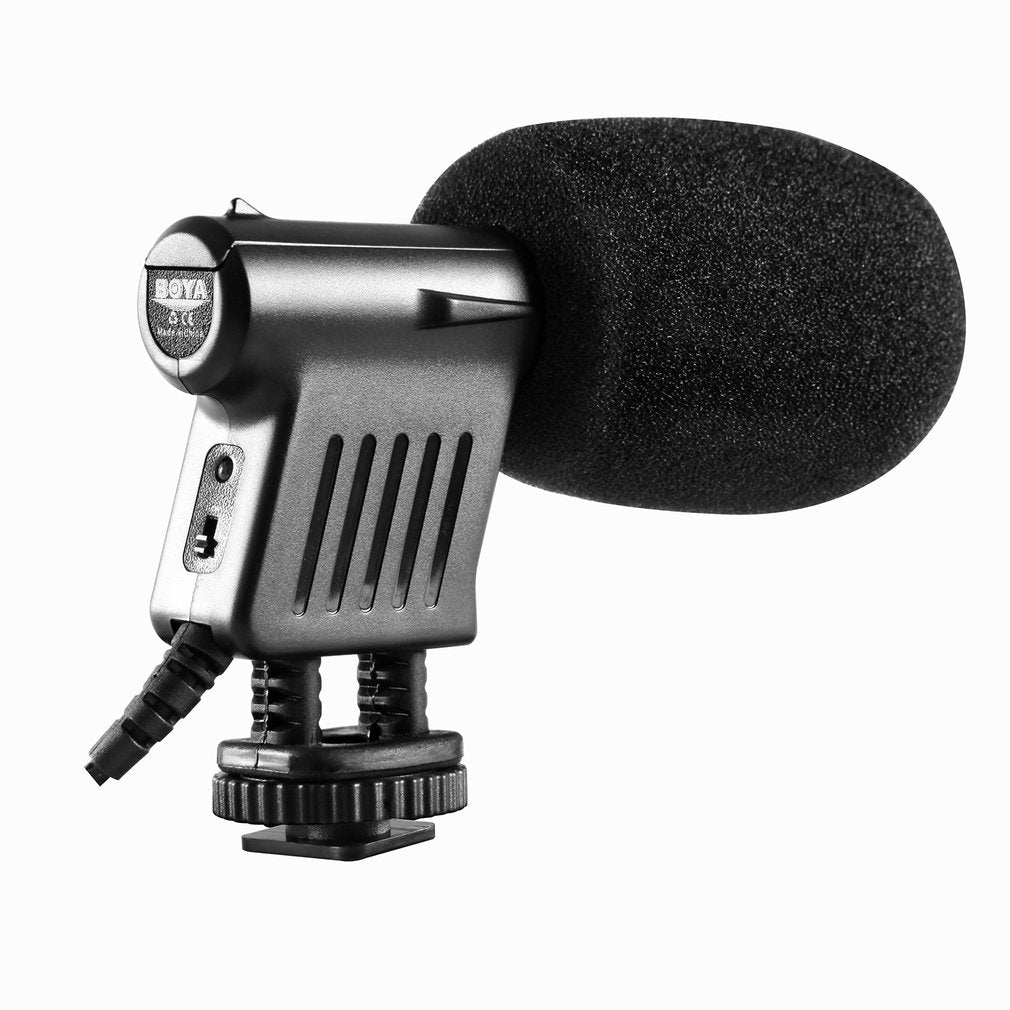 Boya BY-VM01 3.5mm Video Broadcast Recording Directional Condenser Microphone