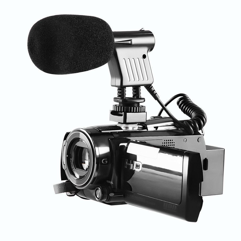 Boya BY-VM01 3.5mm Video Broadcast Recording Directional Condenser Microphone