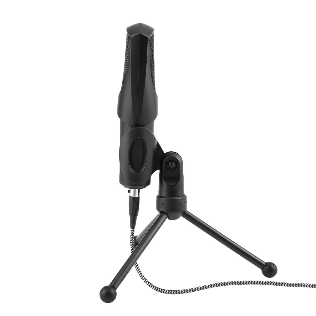 Q3 USB Condenser Sound Podcast Plug & Play Studio Microphone for PC Laptop