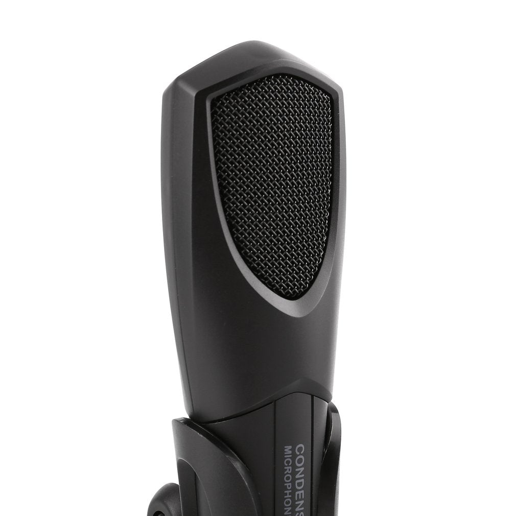 Q3 USB Condenser Sound Podcast Plug & Play Studio Microphone for PC Laptop