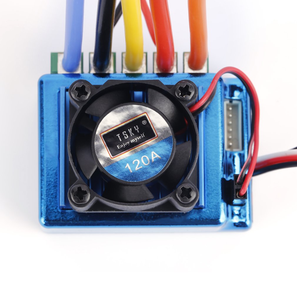 120A ESC Sensored Brushless Speed Controller for 1/8 1/10 Car/Truck Crawler
