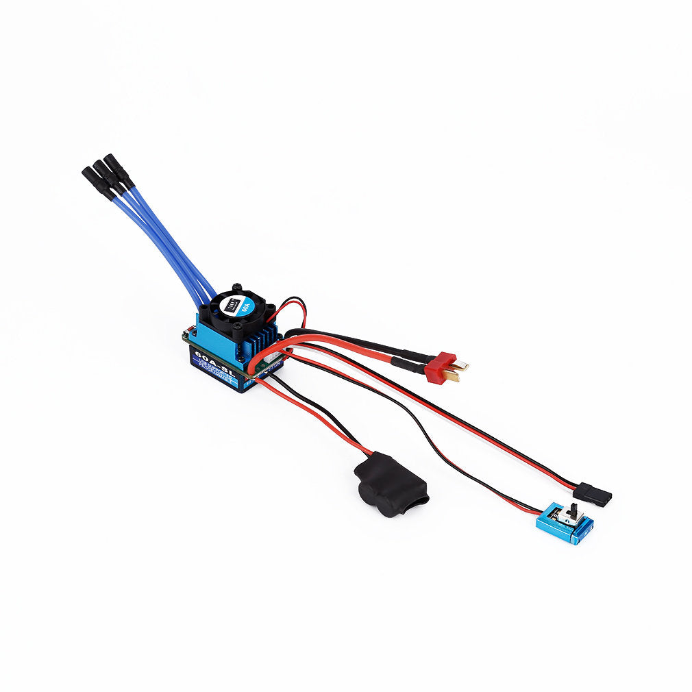 Racing 60A ESC Brushless Electric Speed Controller for 1:10 RC Car Truck